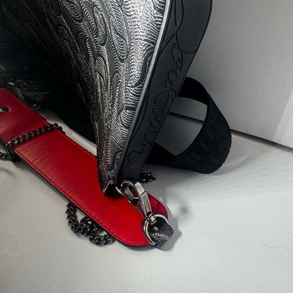 Christian Louboutin Black Crossbody Belt Bag with Red Tag - Picture 11 of 11